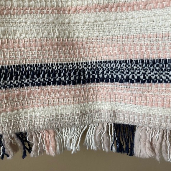 LOFT tweed skirt with fringe size 4 - Picture 3 of 4